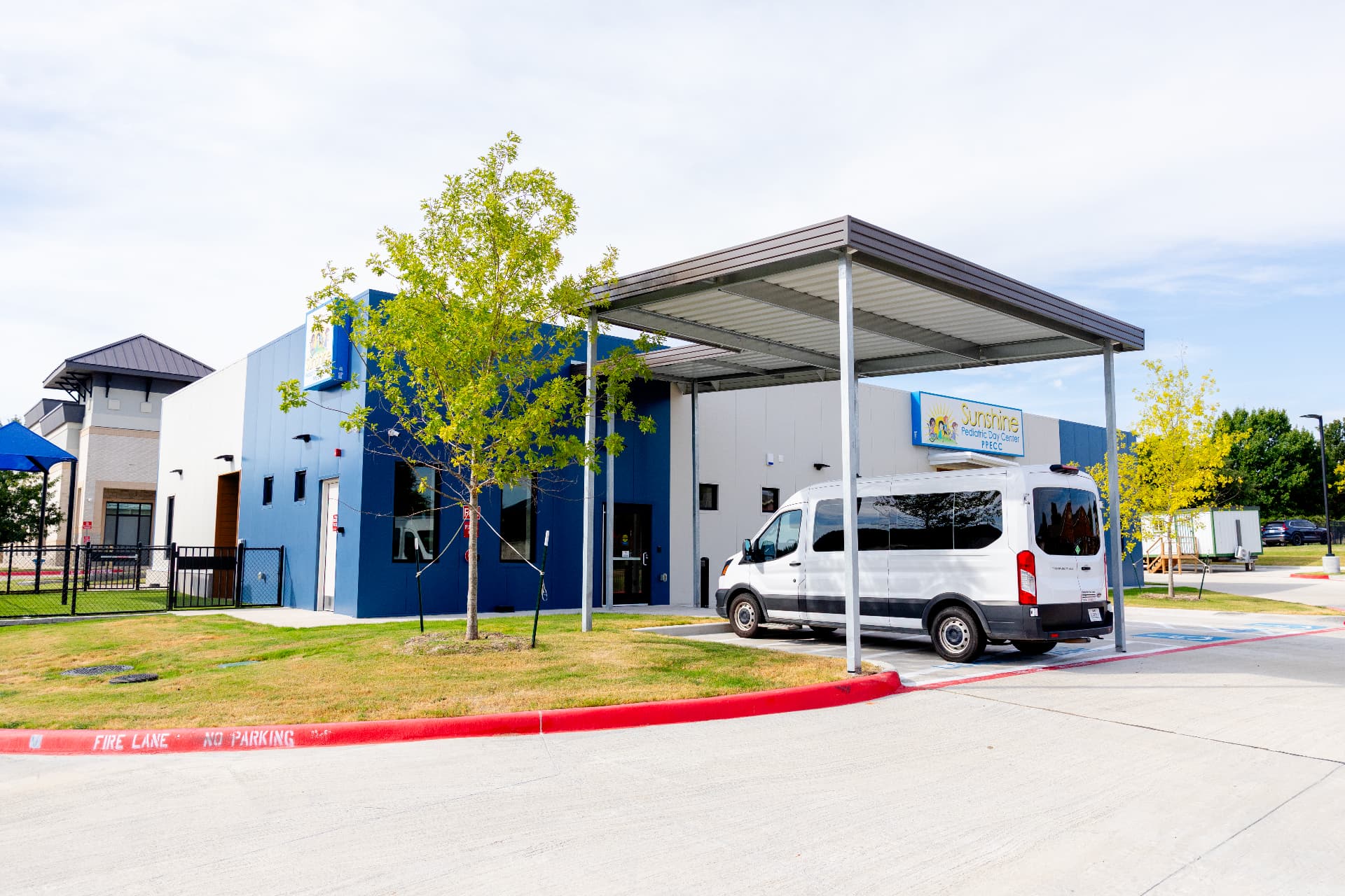 Sunshine Pediatric Day Center McKinney facility, exterior view 4